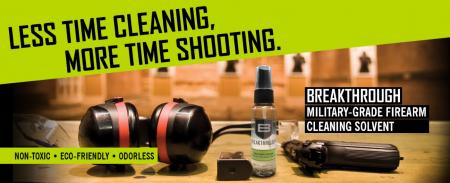 "BREAKTHROUGH" FIREARM CLEANING TECHNOLOGY