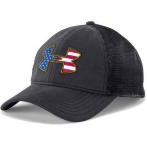 UA Big Flag Logo Mesh Cap Black