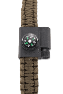 Stokes Paracord Accessory - Compass and Firestarter